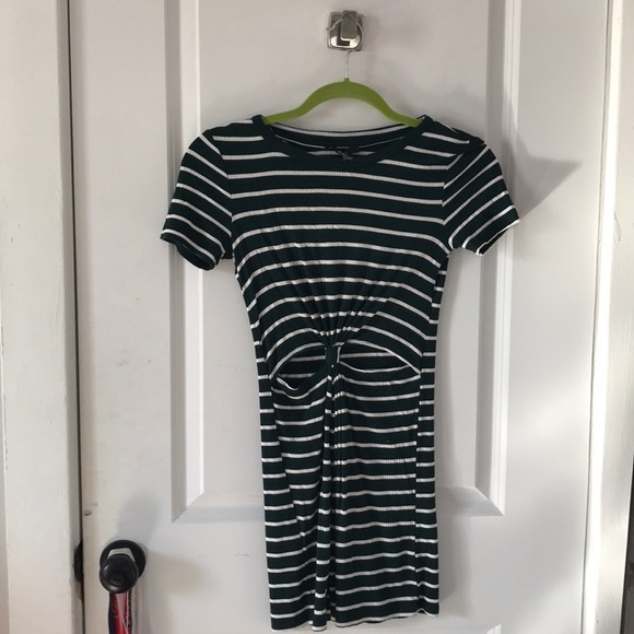 striped t shirt dress - Picture 2 of 4